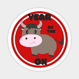 Year of the Ox Chinese Zodiac Magnet